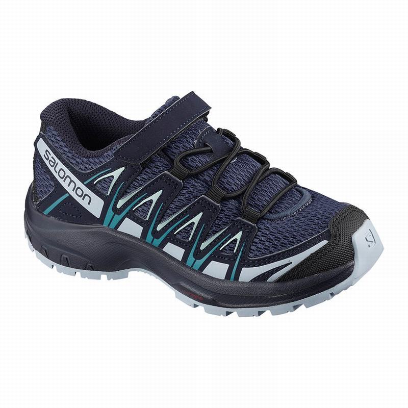 Zapatillas Trail Running Salomon Niños Azules Indigo / Azules - Salomon Argentina XA PRO 3D K ,70956